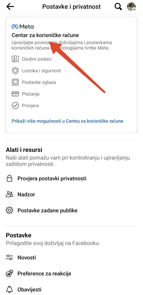 Osobni podaci na Facebooku